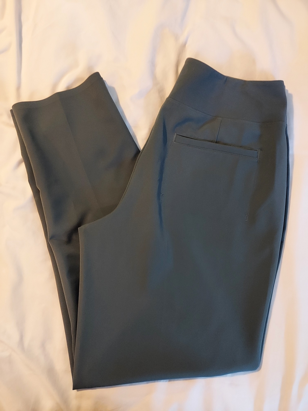 Athleta Endless High Rise Pant Balsam Green Teal Size 14T - Picture 10 of 10